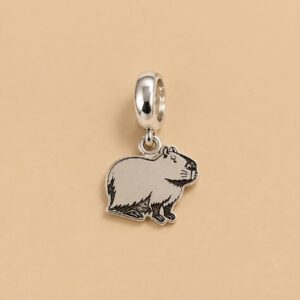 Berloque Prata Legitima capivara