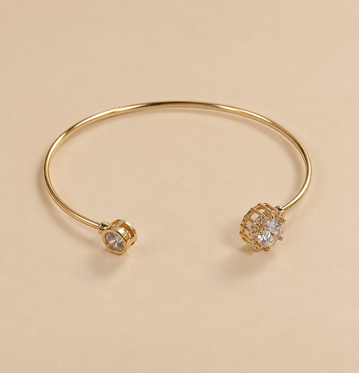 Bracelete Banhado a Ouro pontos de luz