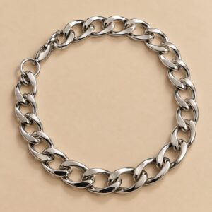 Pulseira Aço grumet 4mm