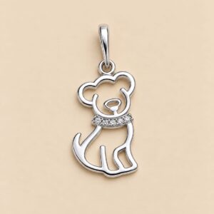 Pingente Prata Legitima Cachorro