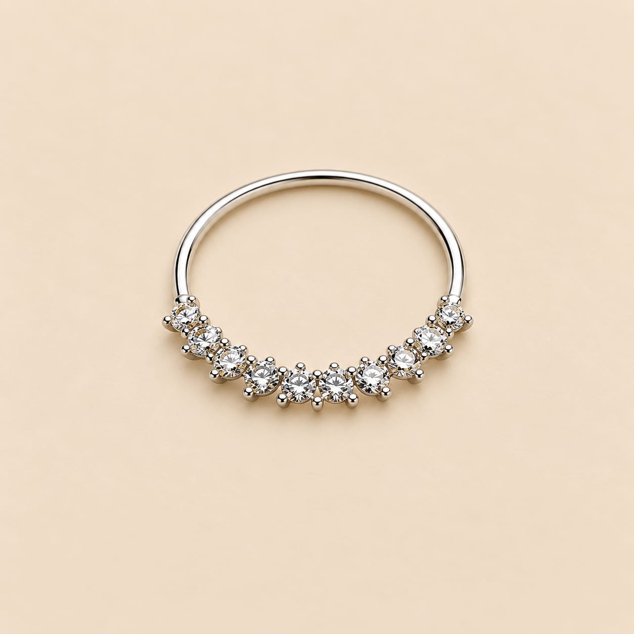 Piercing Prata Legitima Oval