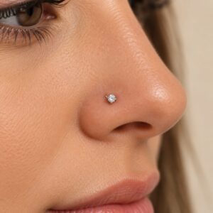 Piercing Nariz Prata Legitima Ponto de Luz