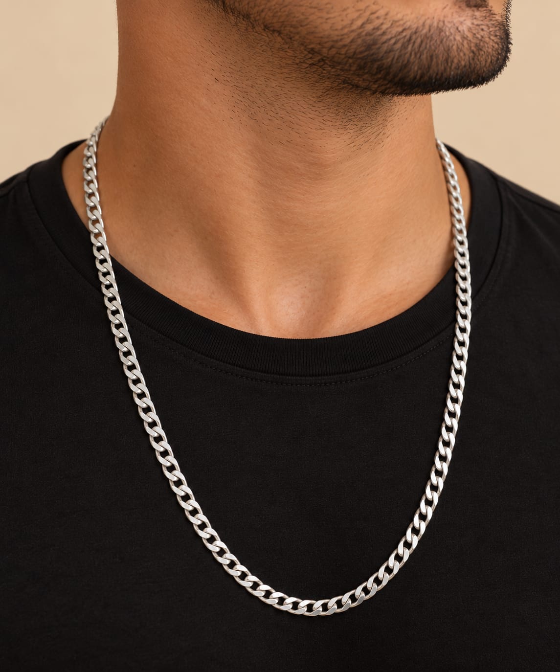 Corrente  Prata Legitima grumet 4mm